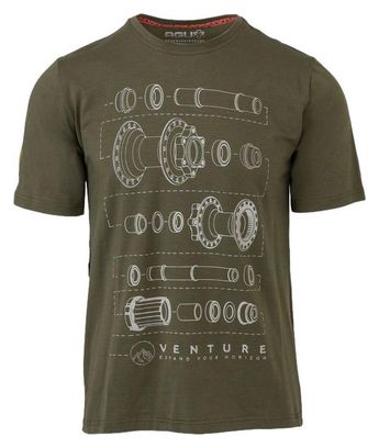 T Shirt Manches Courtes Agu Venture Vert