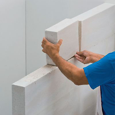 Béton cellulaire Siporex 62,5 x 50 x ép. 5 cm lisse