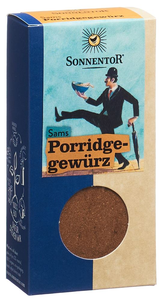 SONNENTOR Sams Porridge Gewürz BIO Btl 70 g
