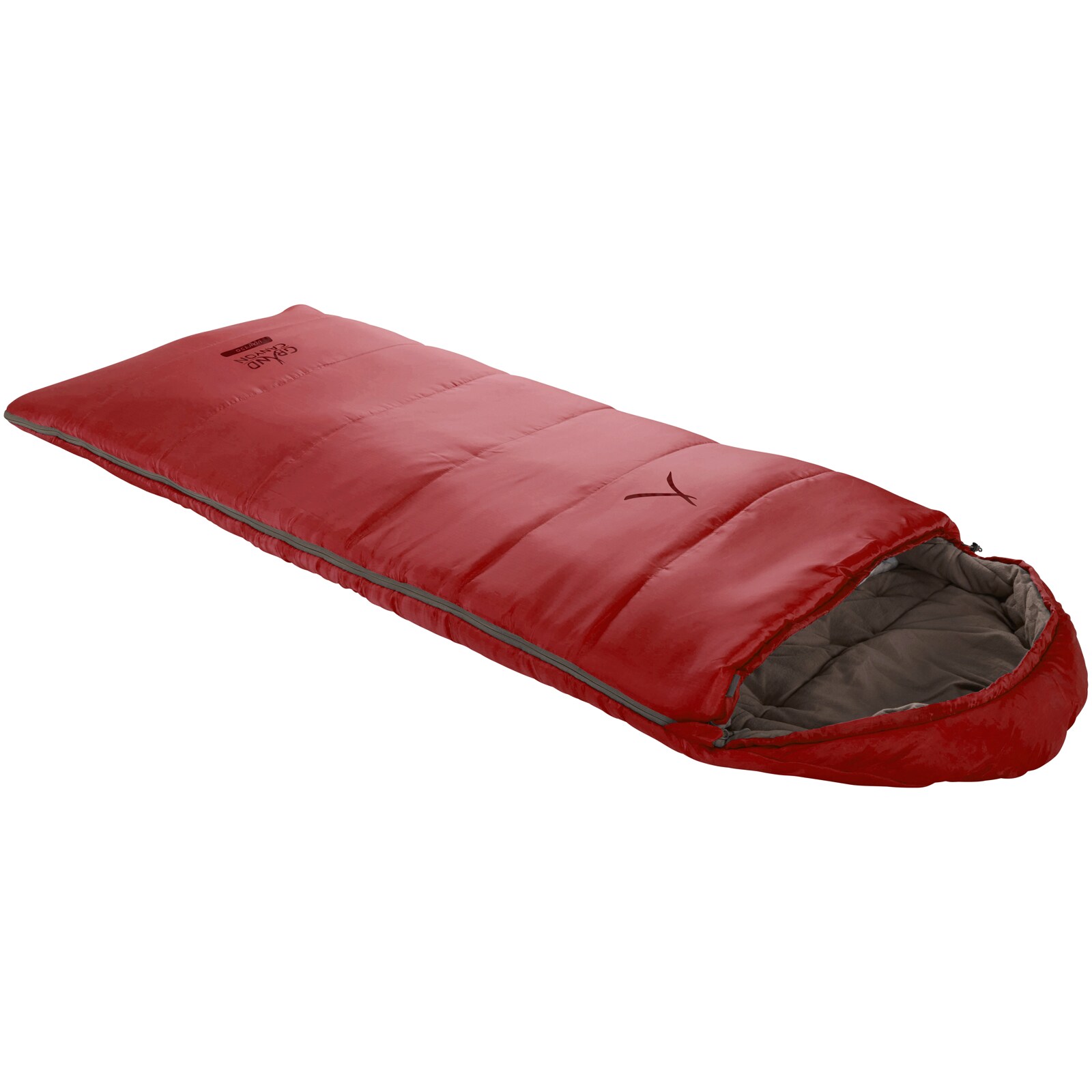 GRAND CANYON Kinderschlafsack Utah 150 Kids Mumien Jugend Winter Schlafsack +2°C Farbe: Red Dahlia