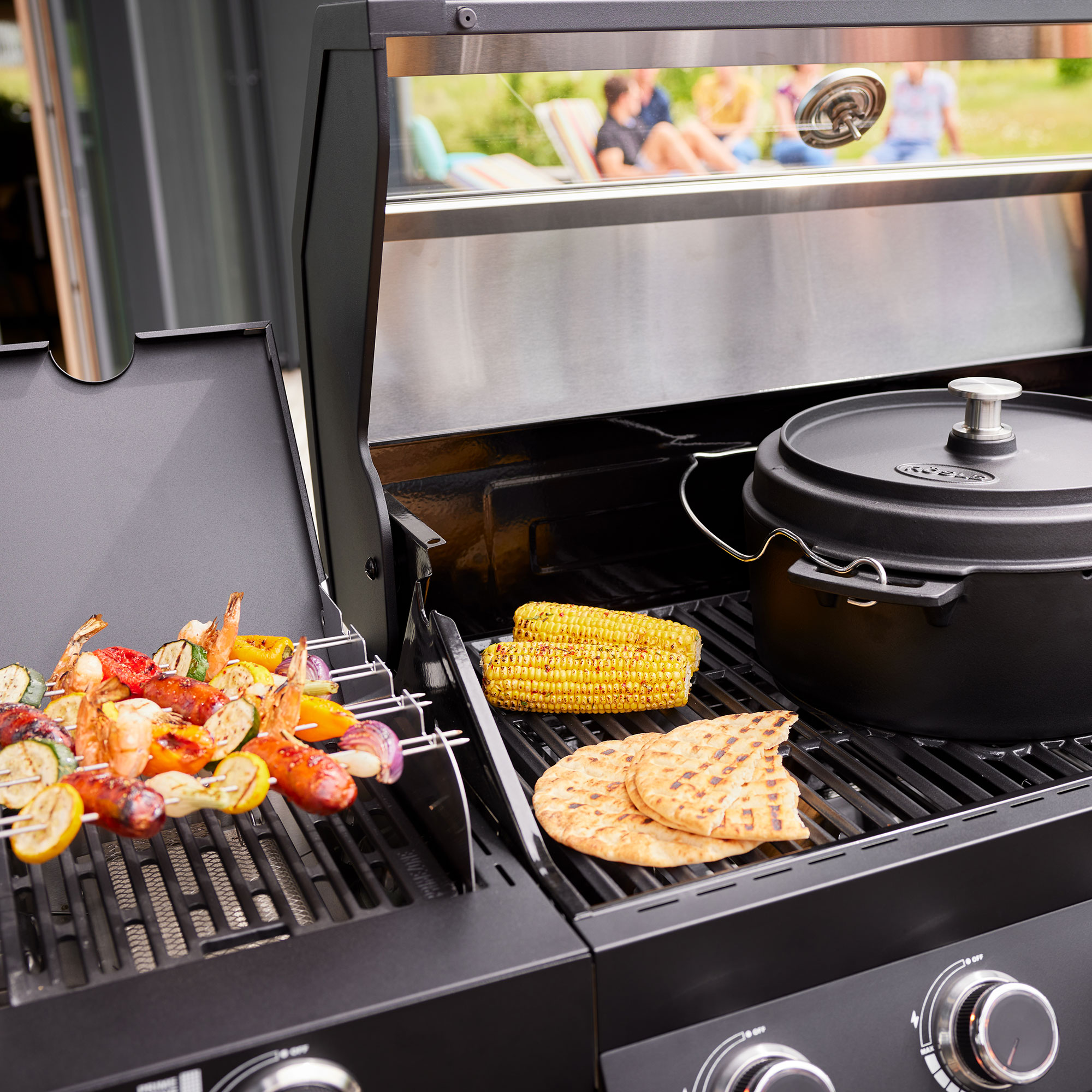 Gasgrill BBQ-Station VIDERO PRO G6-S VARIO+ 50mbar