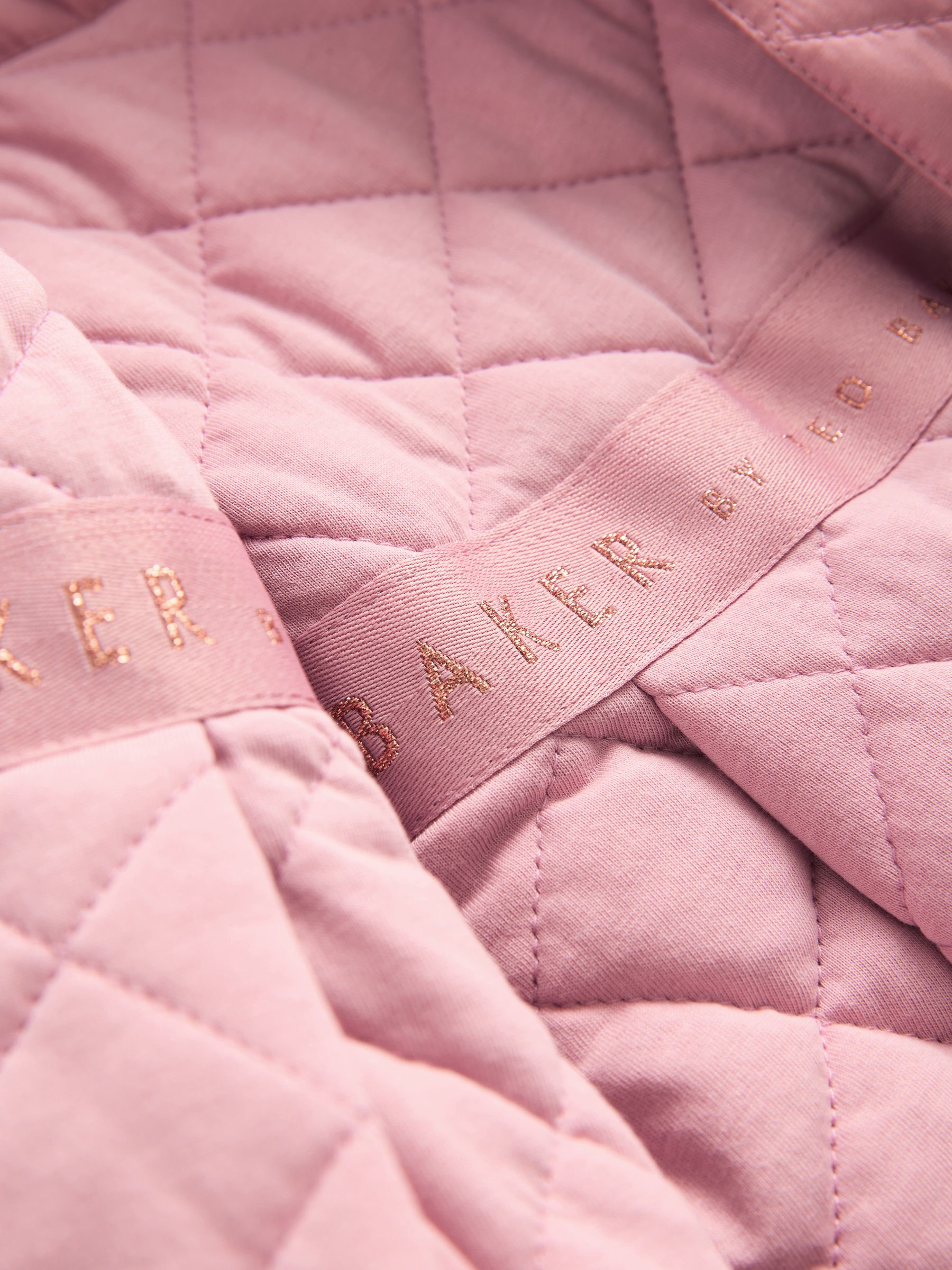 Baker by Ted Baker roze regenbestendige lichtgewicht regenjas met geschulpte rand