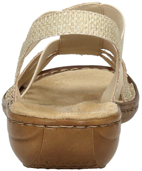 Rieker Sandalen Plat beige