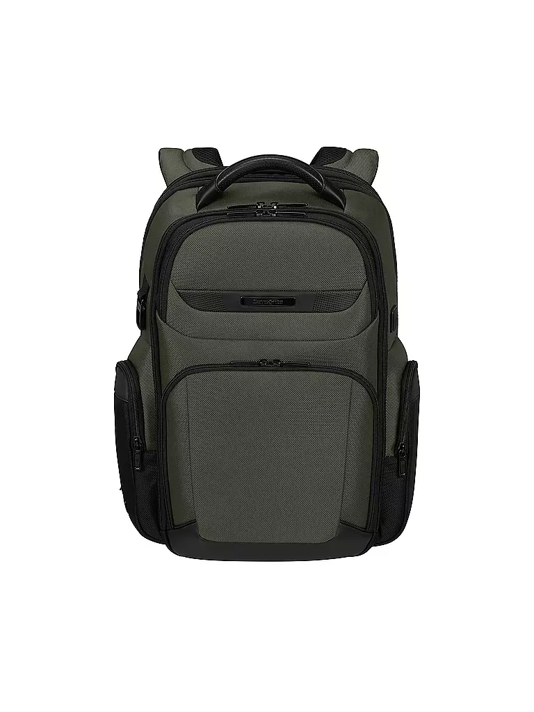 SAMSONITE Rucksack PRO-DLX erweiterbar Green dunkelgrün