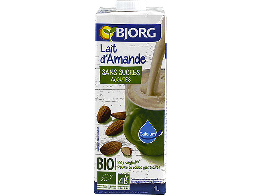 BEBIDA BJORG DE AMÊNDOA SEM AÇÚCAR BIO 1L