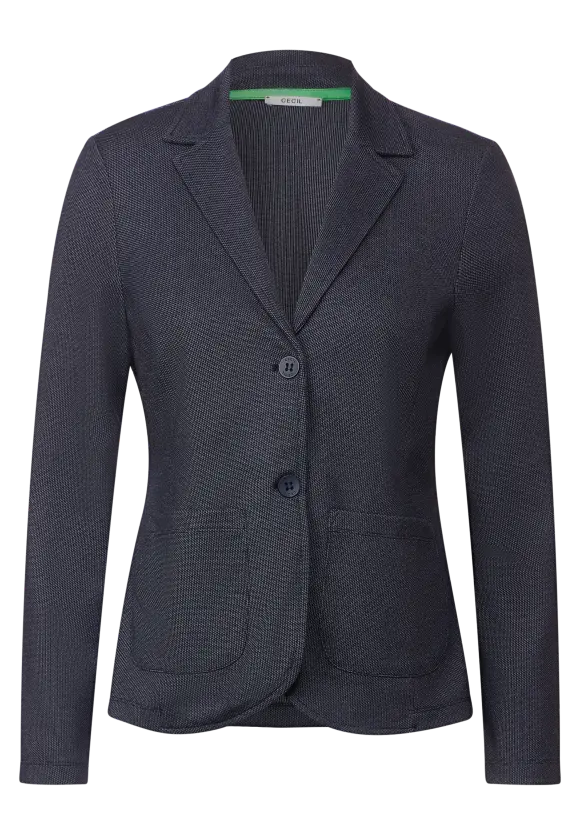 Jacquard Blazer - universal blue