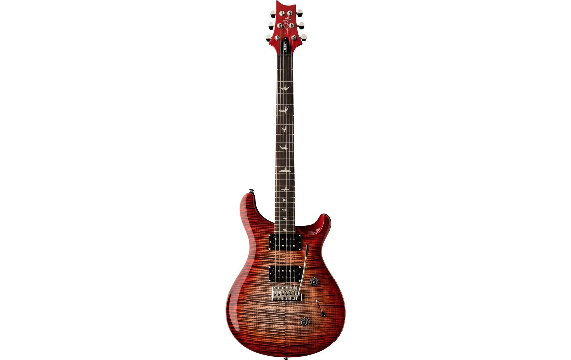 E-Gitarre SE Custom 24 Charcoal Cherry Burst<br>Moderne Auflage eines klassischen Gitarrenmodells