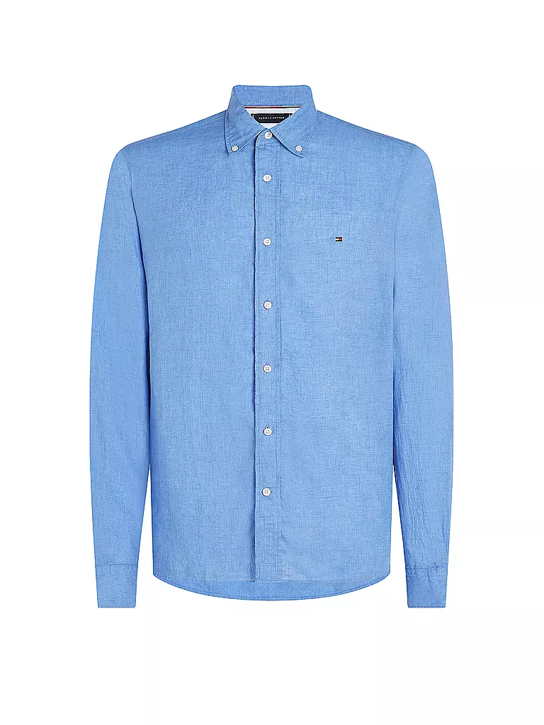TOMMY HILFIGER Leinenhemd  hellblau
