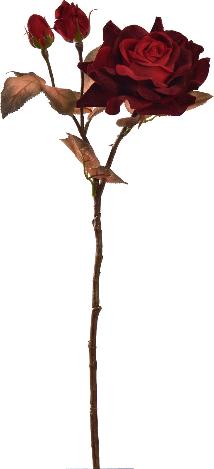 Jasaco PURE kunstbloem Roos rood 60 cm
