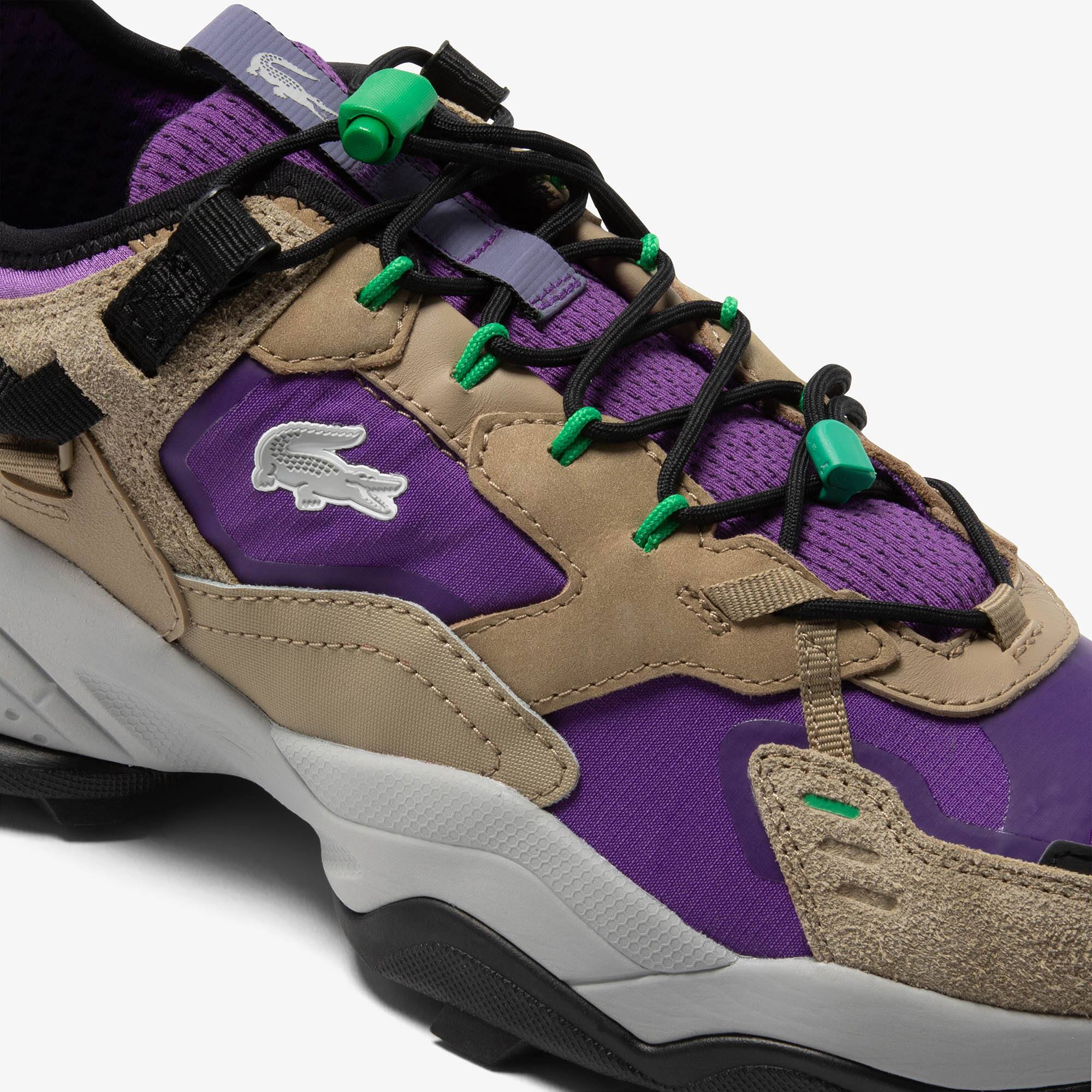 Sneaker Outdoor L-Guard Breaker homme en textile anti-déchirure Outdoor - Violet - Lacoste - Homme