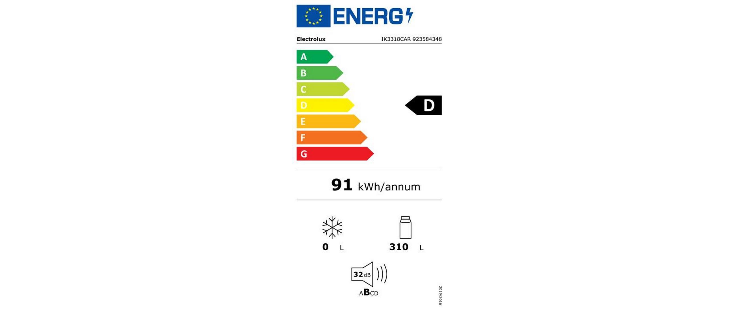 Einbaukühlschrank IK3318CAR Rechts/Wechselbar<br>Moderner Einbaukühlschrank mit digitaler Temperaturregelung, energiesparender Technik und flexiblen Ablagemöglichkeiten