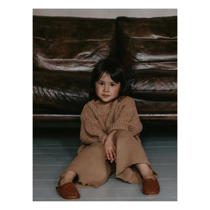 The Simple Folk Pull Tricot Coton Bio | Caramel