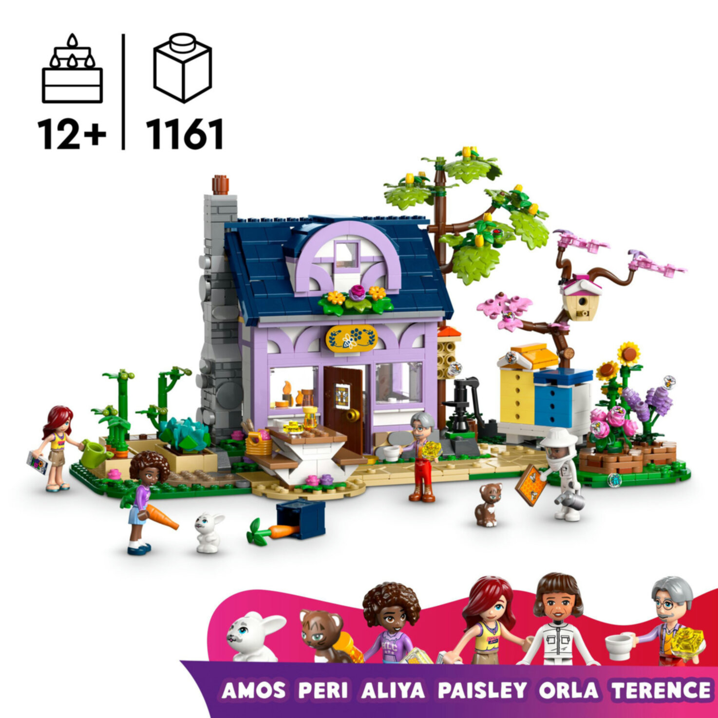LEGO® Friends 42669 Haus und Blumengarte der Imker ab 12 Jahren