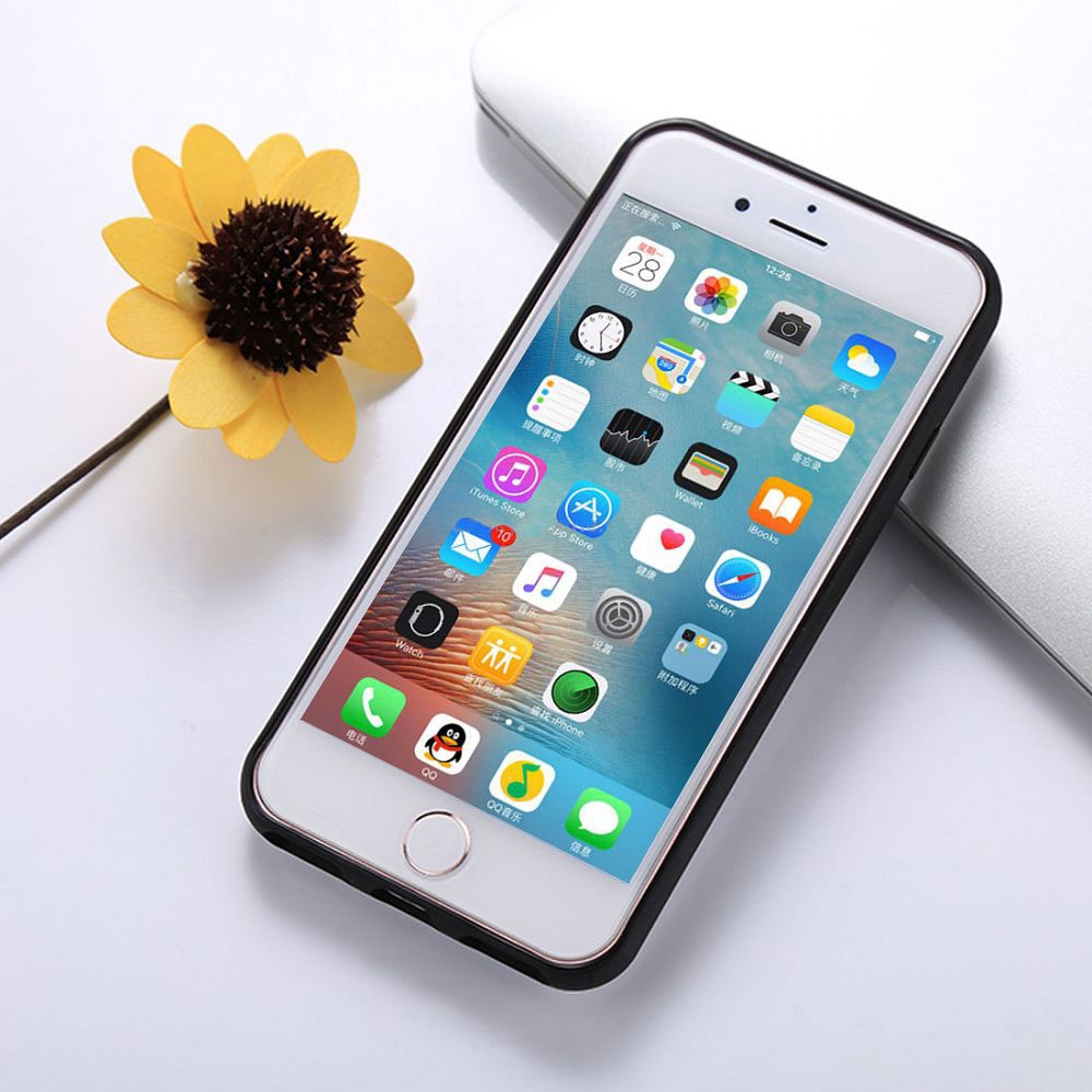 iPhone SE (2022/2020) / 8 / 7 Hardcase Hülle mit integrierter Spiele-Konsole und verschiedenen Retro-Spielen - Weiss