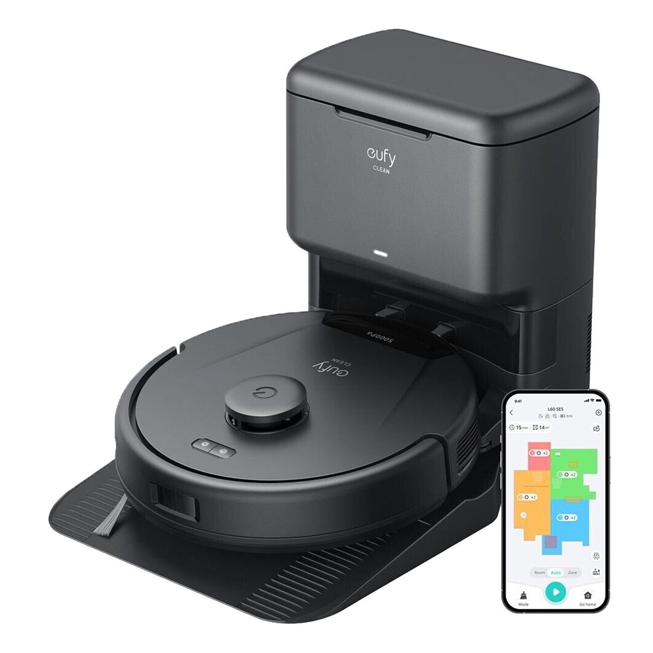 Eufy L60 Hybrid SES EU Version schwarz Wischroboter