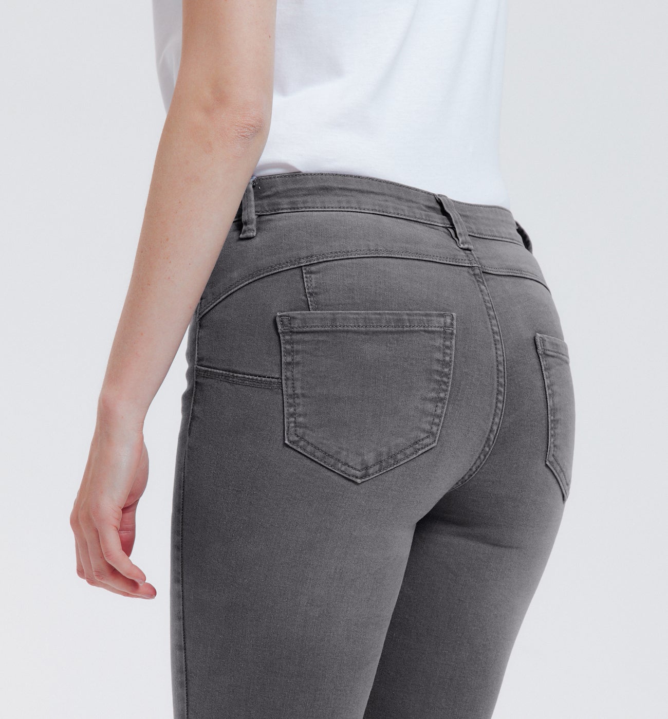 Jean skinny push up ERNEST - Jeans gris