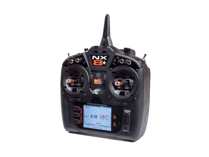 Spektrum Fernsteuerung NX8  20-Kanal DSMX (nur Sender) Professioneller 20-Kanal-Sender für Modellflugzeuge