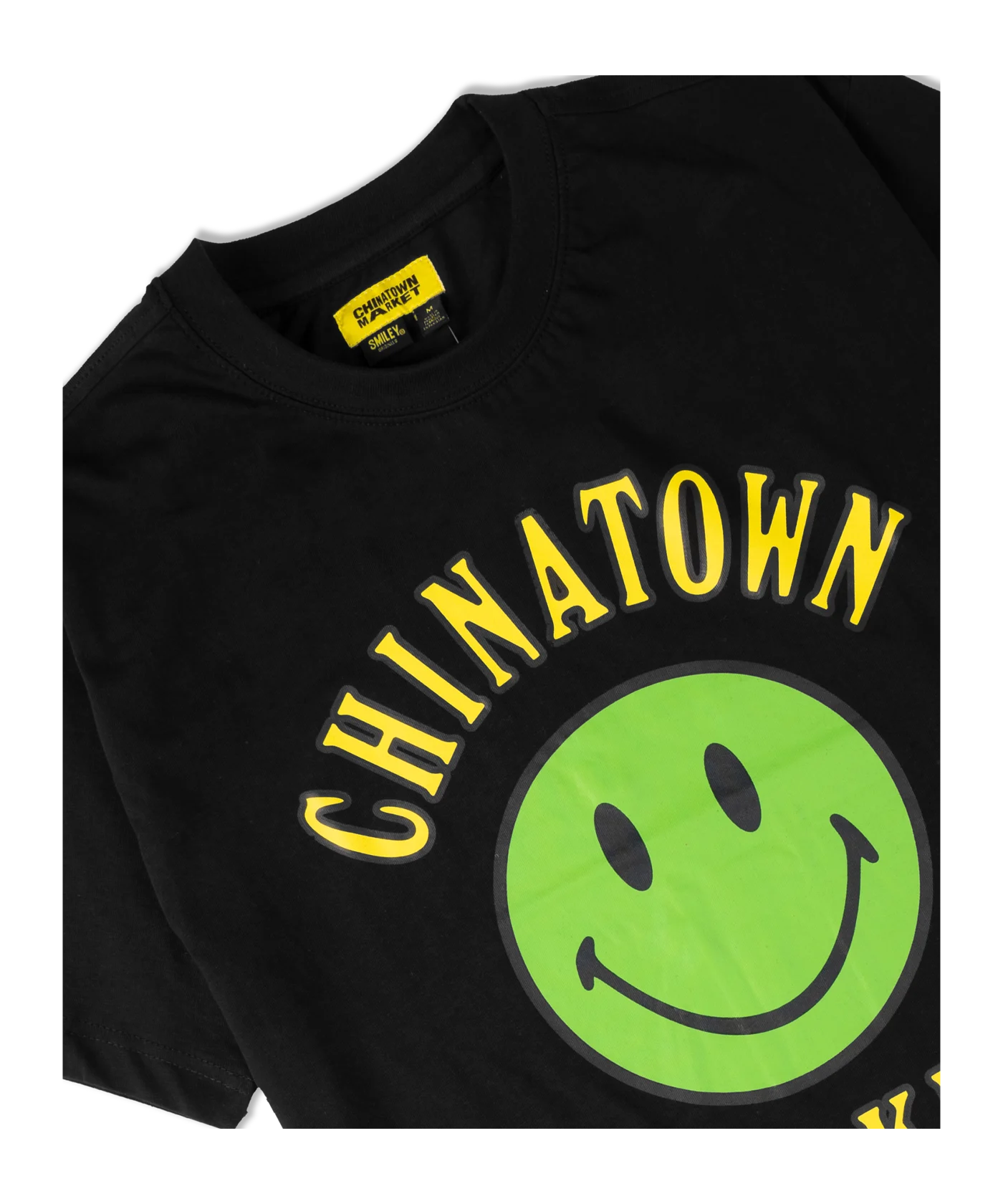 Market Smiley Multi T-Shirt Schwarz