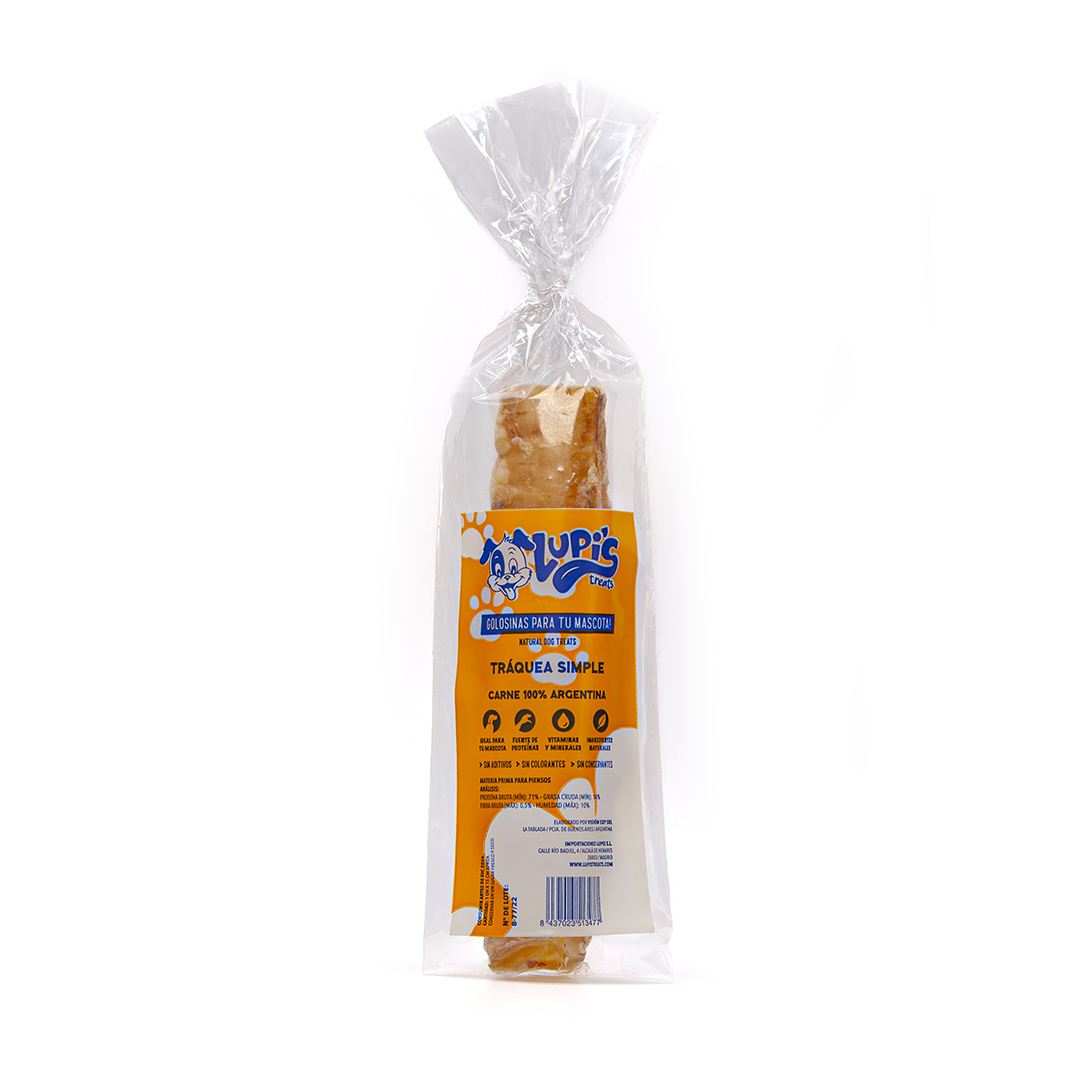 Traqueia simples premium 100% natural. Fabricada na Argentina.