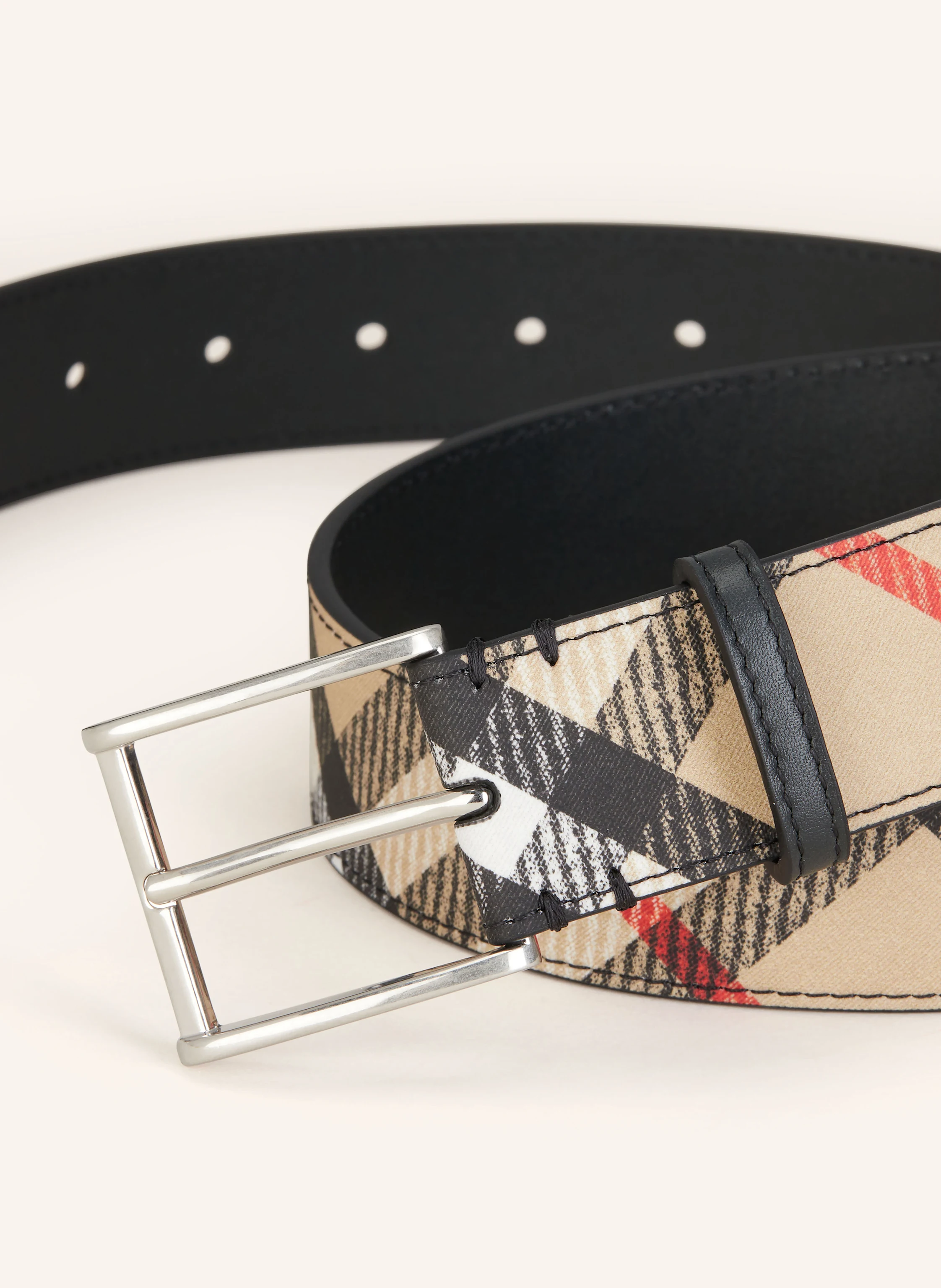 BURBERRY Ledergürtel SHIELD