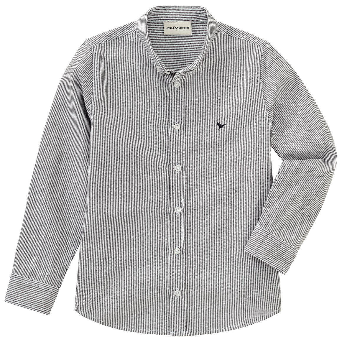 Jonas Nielsen Jungen Hemd mit Button-down-Kragen dunkelblau / weiss
