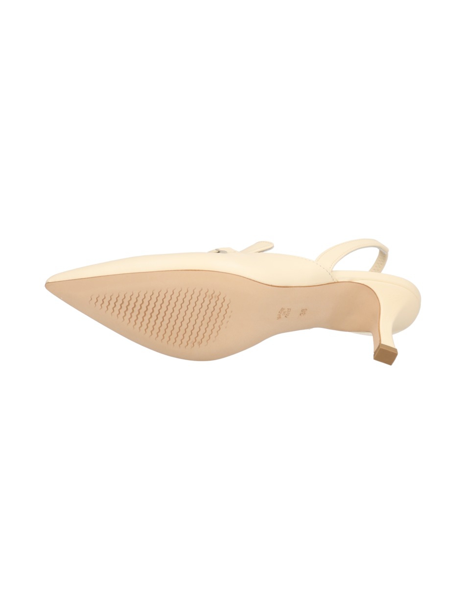Glattleder Slingpumps
