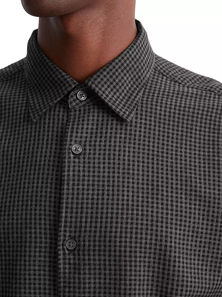 MARC O'POLO Hemd Regular Fit schwarz