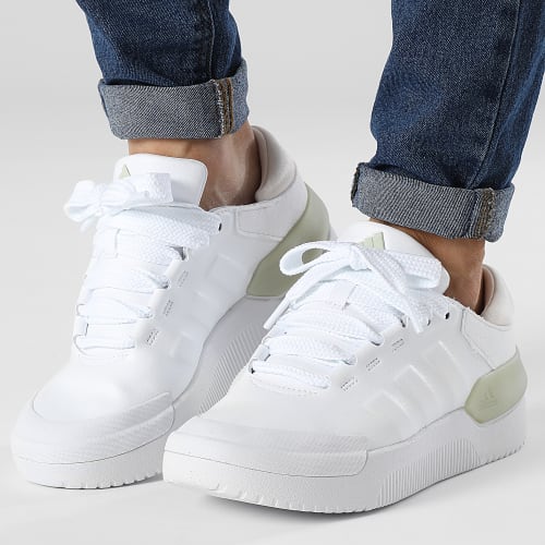 Baskets Femme Court Funk HP9842 Footwear White Green