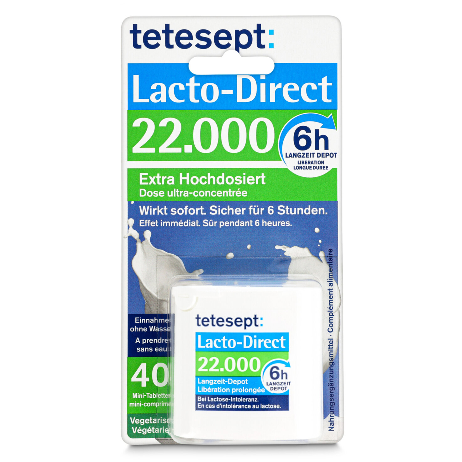 tetesept Laktase 22000 Tablette 40 Stück