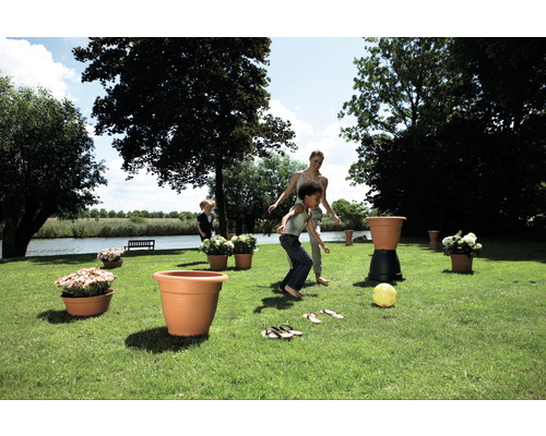 elho Green Basics Campana plantenpot, kunststof, Ø 29 cm, H 23 cm, zwart
