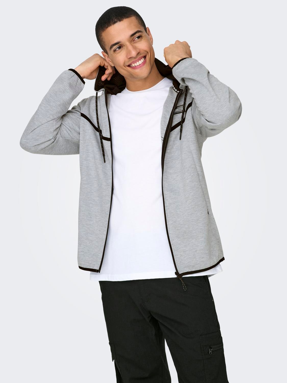 ONSLIAM Sweatshirt Light Grey Melange