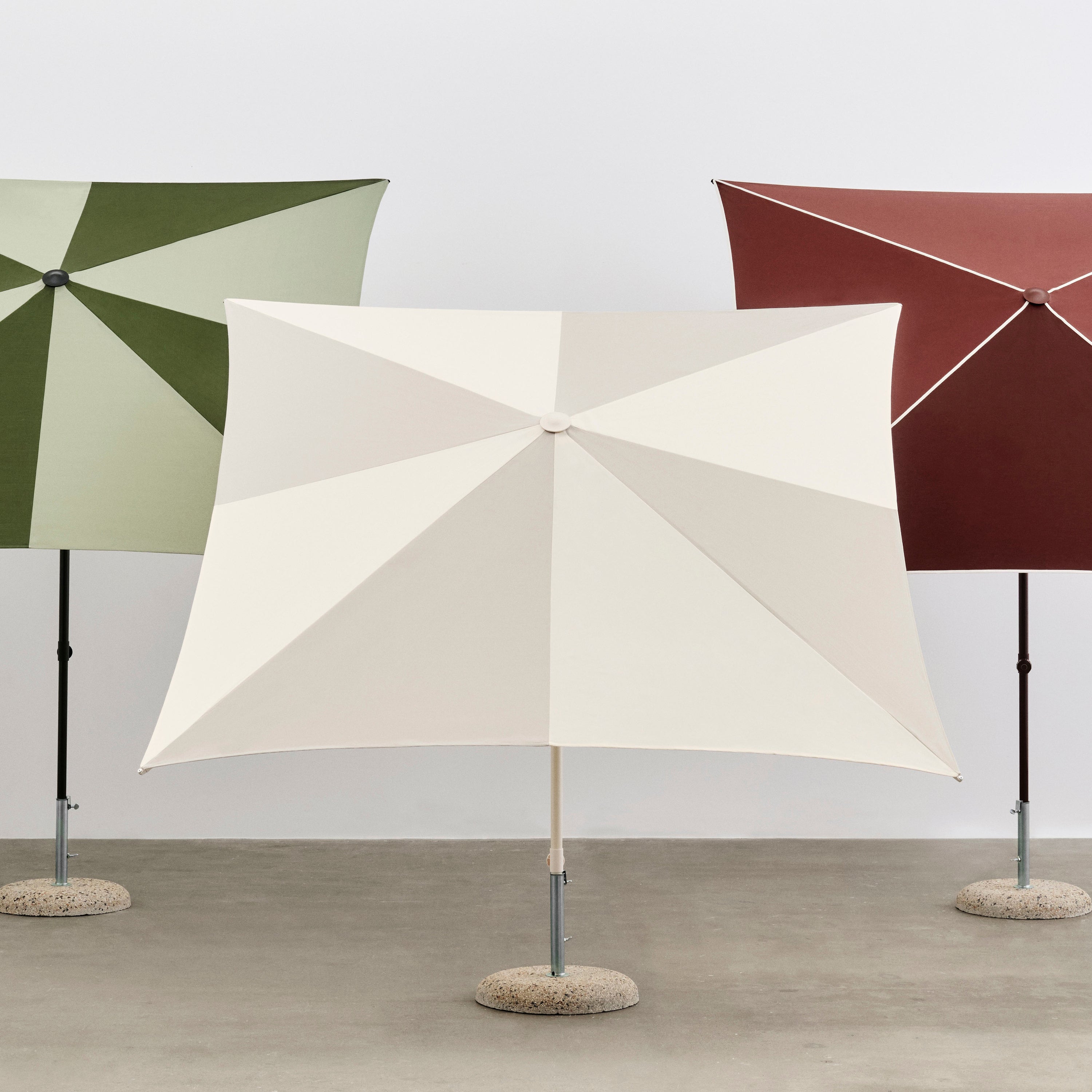 HAY Terrazza Parasol Vierkant - Groen