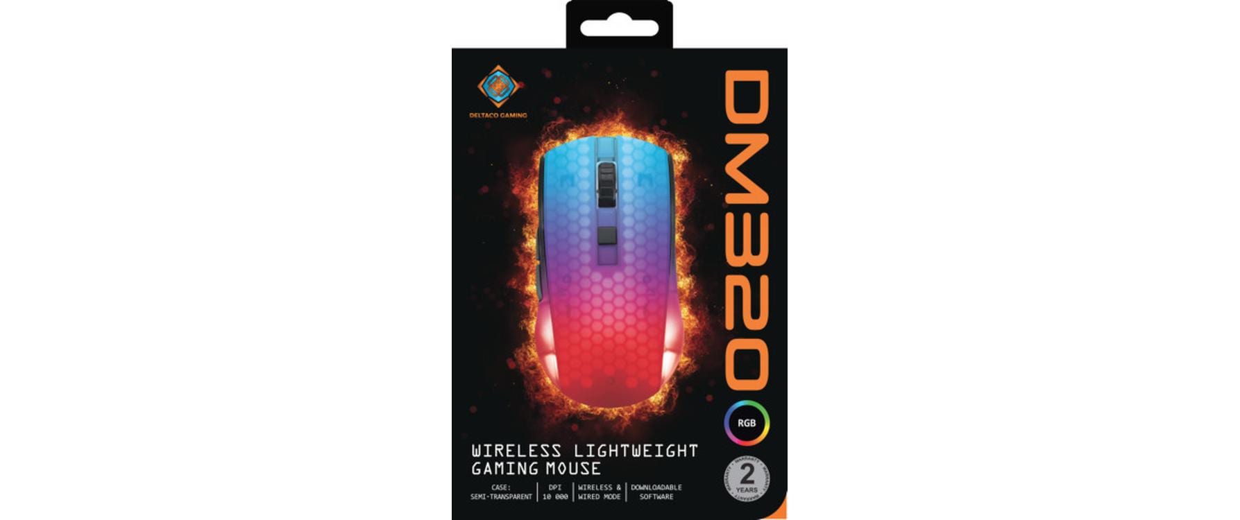 Gaming-Maus GAM-145 SchwarzLeichte Gaming-Maus mit RGB Beleuchtung