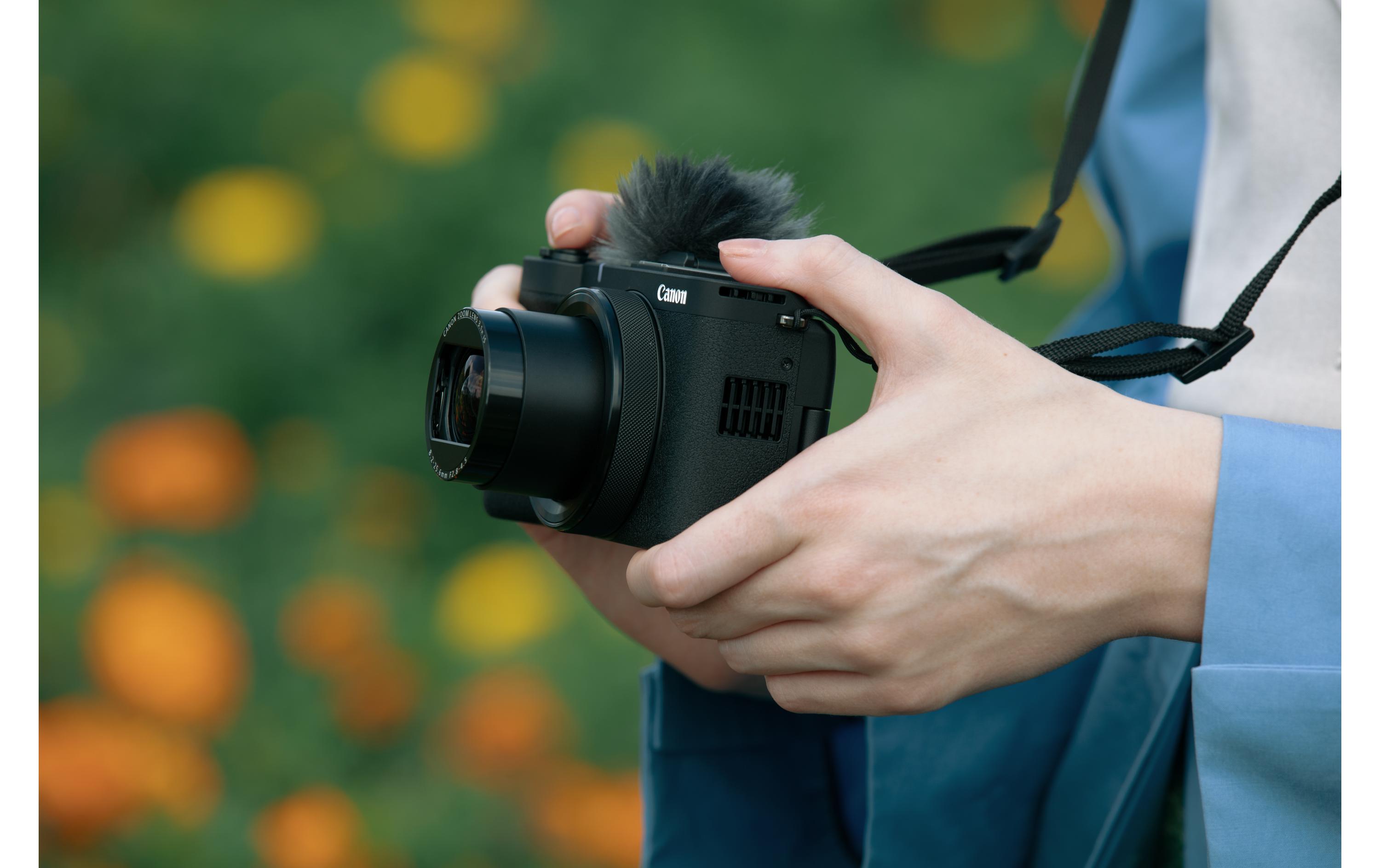 Fotokamera PowerShot V1<br>Leistungsstarke Kompaktkamera im Taschenformat mit Schwerpunkt auf Videoaufnahmen