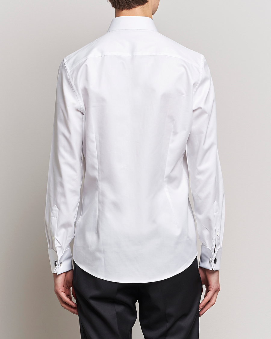Stenströms Slimline Smoking Shirt White