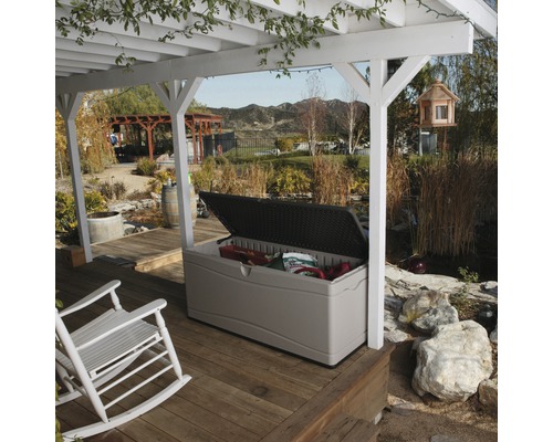 Tuinbox LIFETIME XXL 495 l 150x61x68 cm grijs