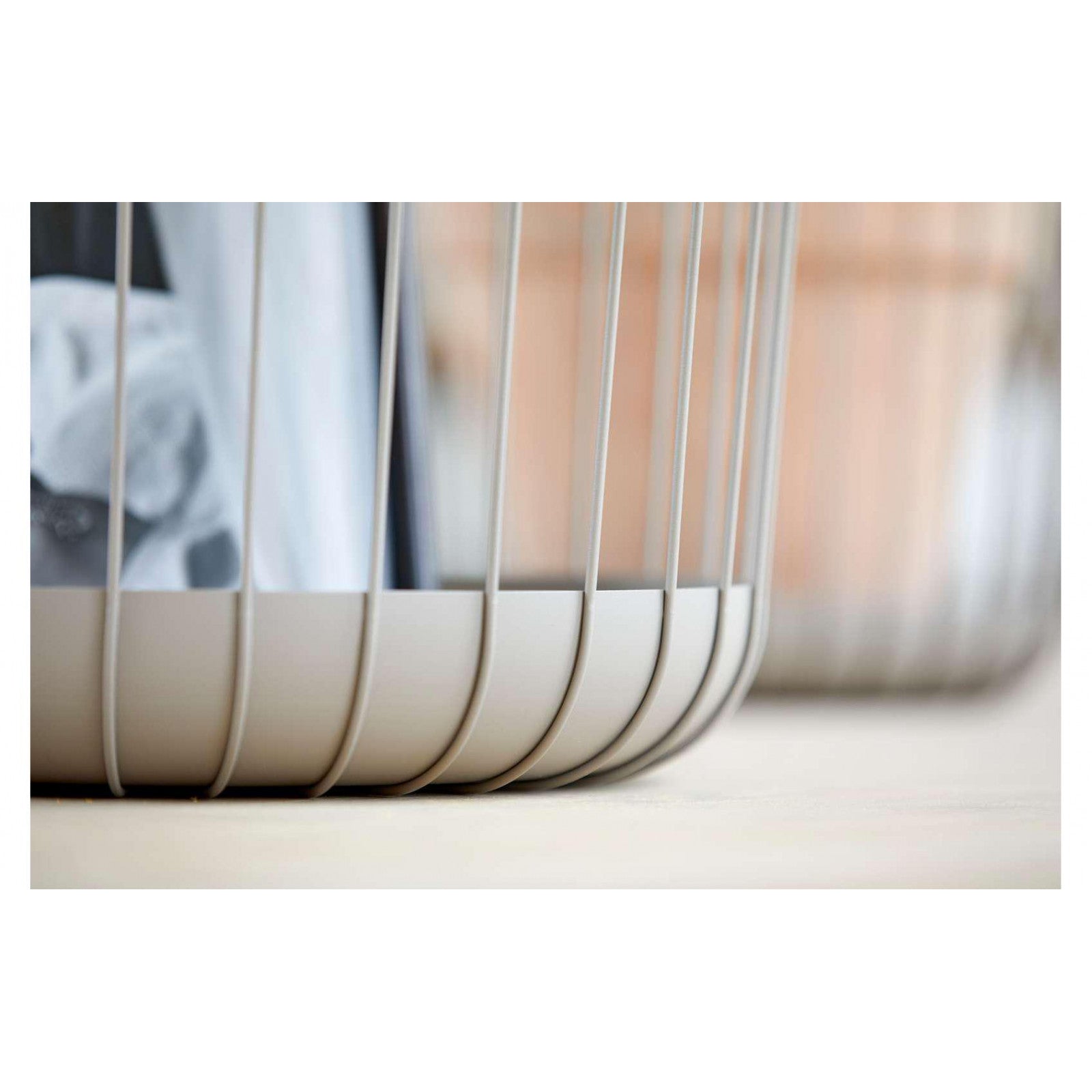 Aufbewahrungskorb INU Ø 40.6 cm Taupe