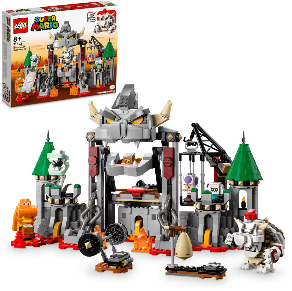 LEGO®SUPER MARIO™ 71423 - ENSEMBLE EXTENSION BATAILLE AU CHATEAU DE BOWSER SKELET