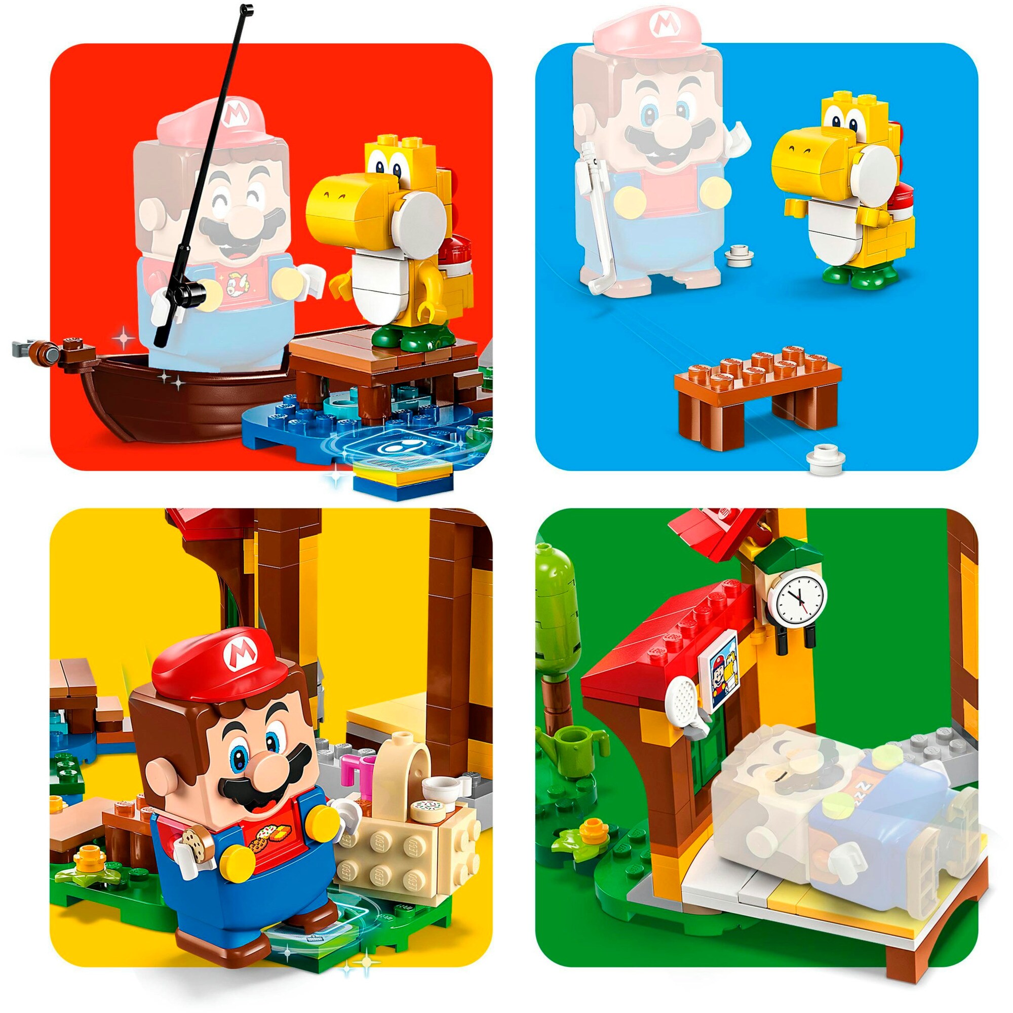 LEGO Konstruktionsspielzeug Super Mario Picknick bei Mario - Erweiterungsset