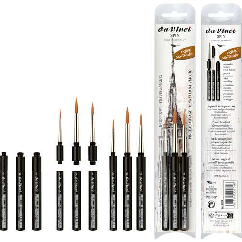 da Vinci SPIN Reisepinsel 3er-Set, Serie 5393