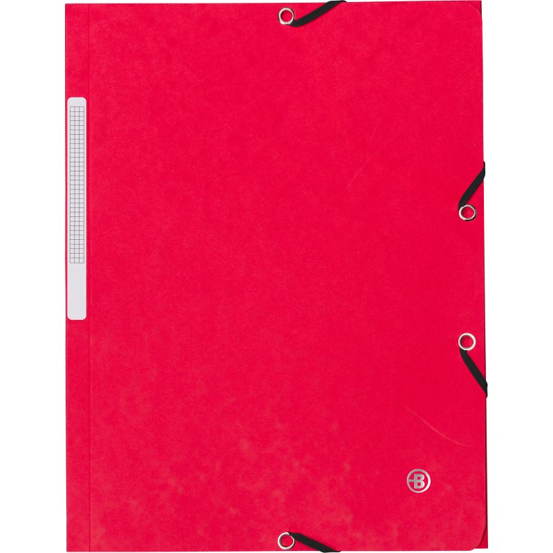 Chemise à élastique 3 rabats carte Bruneau 24 x 32 cm dos 2 cm couleurs assorties