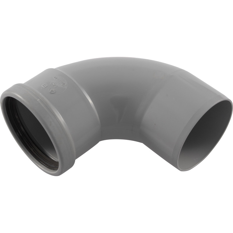 PVC bocht manchet 90° 110mm 1x mof