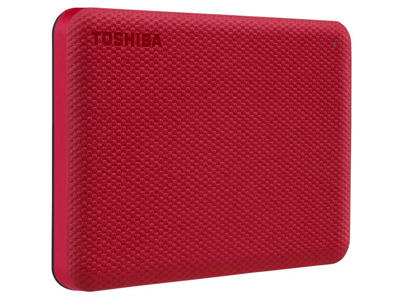 Toshiba Externe Festplatte Canvio Advance 2 TB, Rot Externe Festplatte mit 2 TB