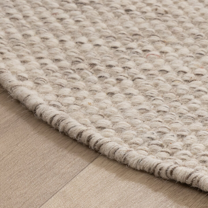 Organisch vloerkleed - Bliss Beige Gemeleerd