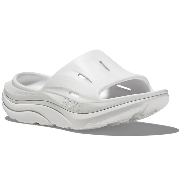 Hoka U Ora Recovery Slide 3 White/White