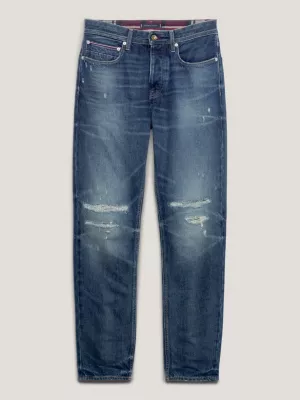 Calça jeans Mercer Regular com efeito desgastado