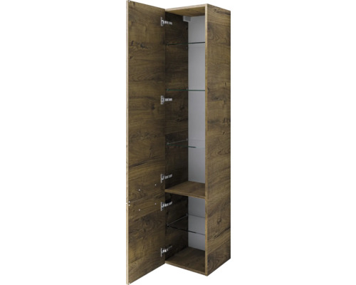 Pelipal Napoli, Cavallino, Milano hoge kast BxHxD 35 x 169 cm x 35 cm Frontkleur eiken ribbeck houtdecor HCT023533BQ136