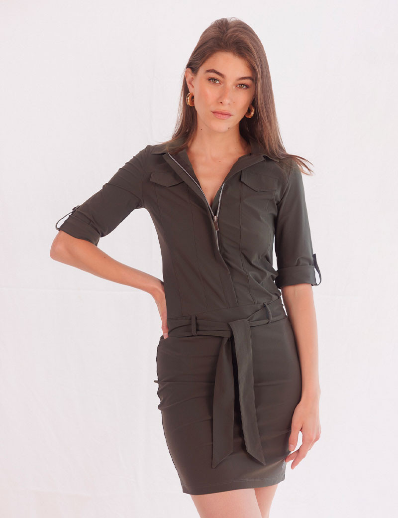 HBT BASICS HYPE | AMELIA ROBE KAKI
