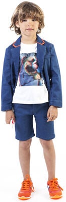 Billybandit T-Skjorte & 3D-briller, White