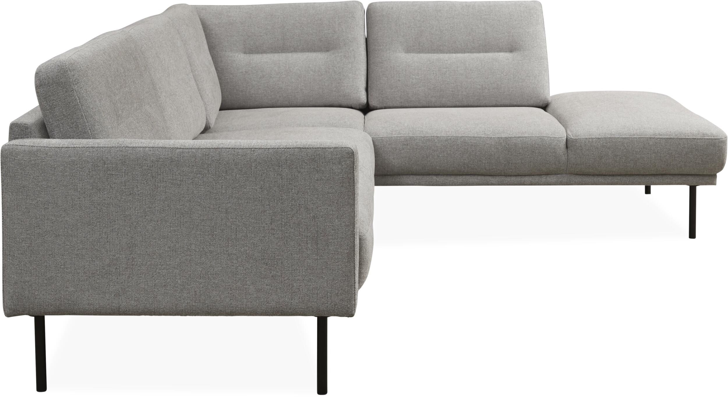 Larvik højrevendt hjørnesofa med pufafslutning